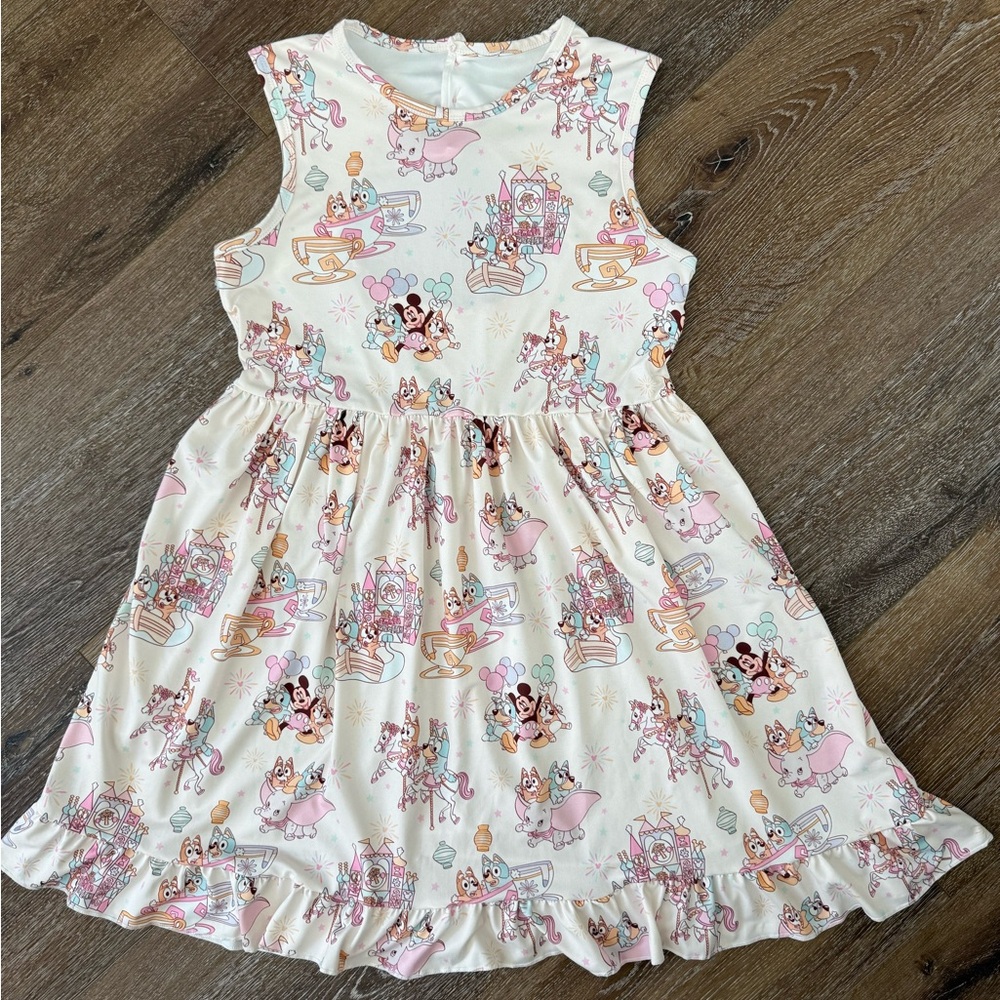 Bluey in Fantasyland Womens Cut out back Dress